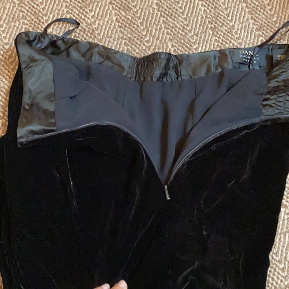Beautiful vintage Dana Bachman high rise velvet silk lined tapered leg pant 10P - Picture 8 of 10